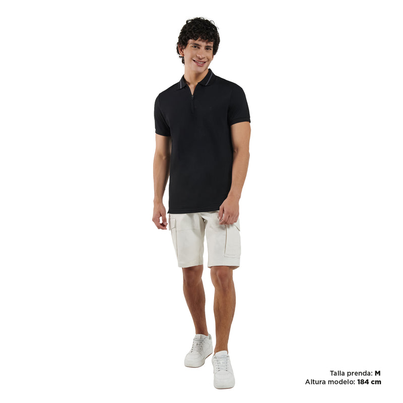 Zugery Polo Shirt Men Black N01